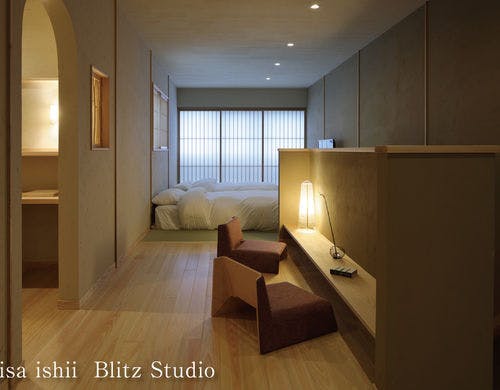 ２階の寝室でございます。