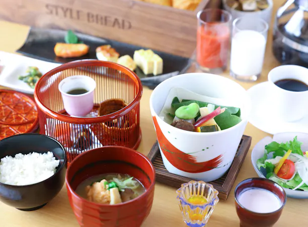 朝食一例 体が元気になる玉之湯の朝ごはん