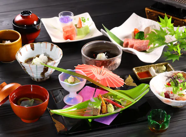 ミニ懐石コース 初夏のお料理一例