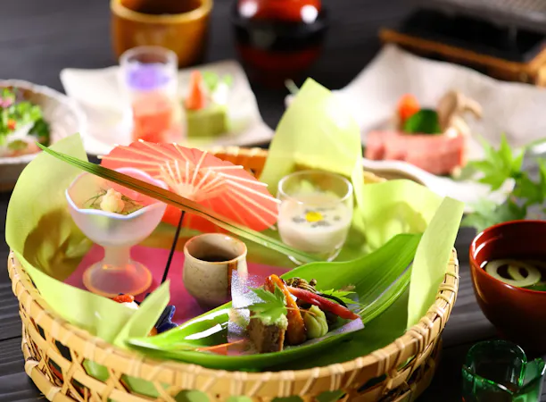ミニ懐石コース 初夏のお料理一例
