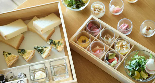 滋賀の食材をつかったこだわりの朝食/オールインクルーシブでお好きなものをお好きなだけ【1泊朝食】