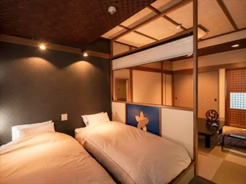 桔梗の花のように気品のある客室