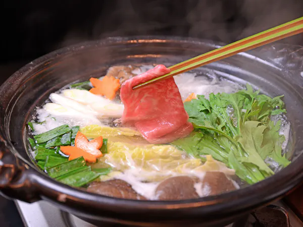 【特選・豊後の旨鍋】すき焼き・しゃぶしゃぶ・水炊き3種からセレクト旨鍋プラン