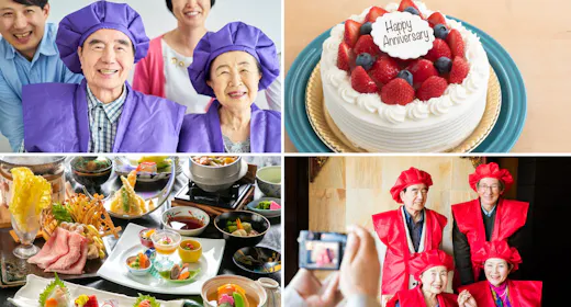 【ハレの日お祝いプラン】ホールケーキ&フォトサービス付!大切な人と祝うアニバーサリープラン/和食会席