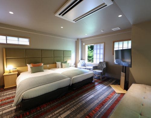 森側洋室ツイン【やまぶき】