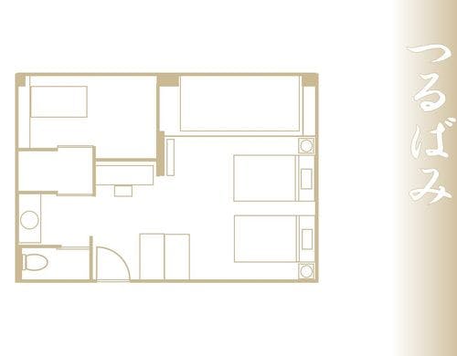 富士山眺望洋室【つるばみ】