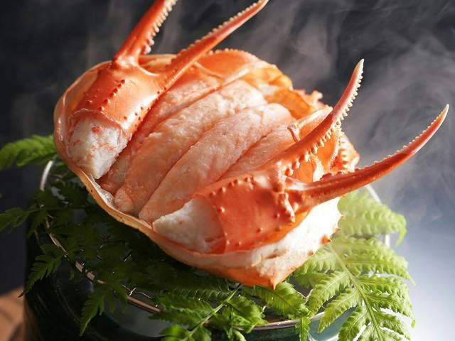 【春・秋/ワンランクアップ】香住ガ二1.0杯×創作会席＜お箸で簡単～香住ガニ宝箱焼き1品付～＞