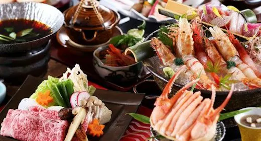 【早期割14】【秋/一押し】秋の贅沢<香住ガニ1.0杯・松茸・但馬牛・地えびたべくらべ>