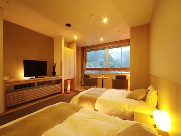 洋室ツイン8畳【34平米】