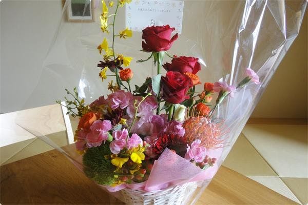 記念日のプレゼントに花束