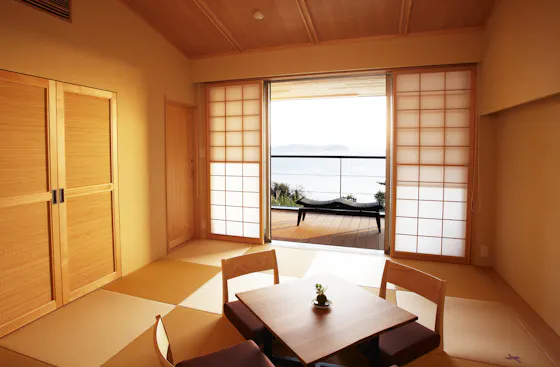 露天付オーシャンビューの和室