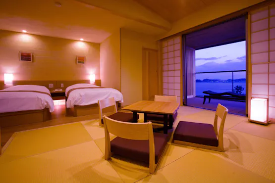 露天付オーシャンビューの和洋室