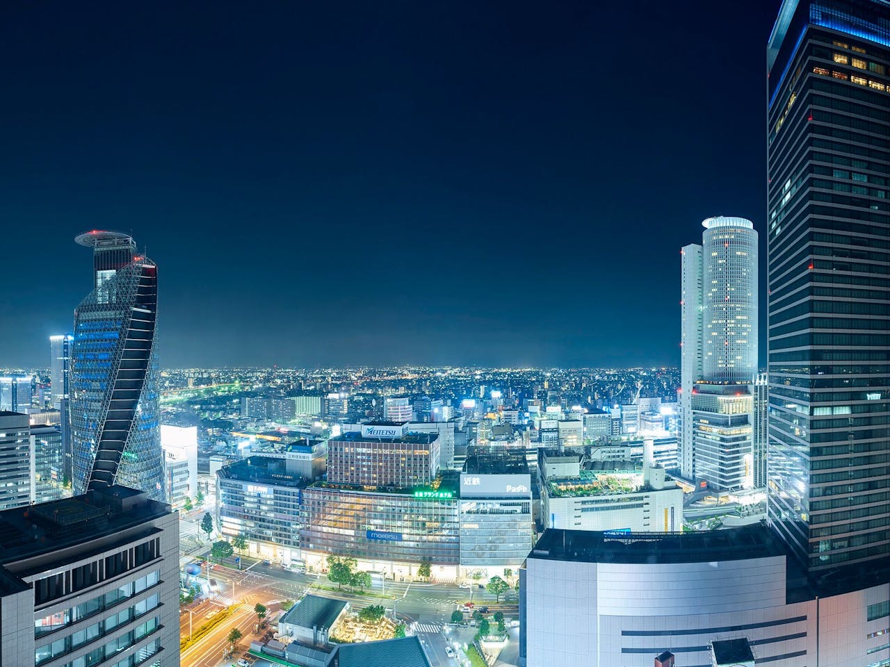 客室からの夜景１
