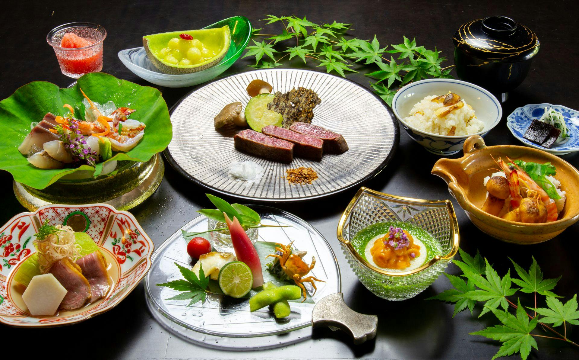 季節の和食会席（一例）