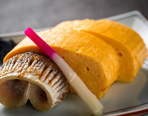 料理長自慢のだし巻き卵。