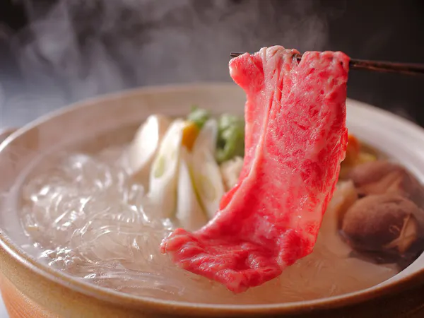 【しゃぶしゃぶ鍋懐石】国産黒毛和牛のしゃぶしゃぶ鍋を堪能する二食付きステイ