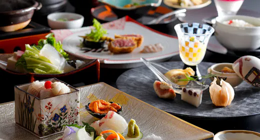 【特撰懐石】美食の都・京都と御食国の海の恵みを愉しむ二食付きステイ
