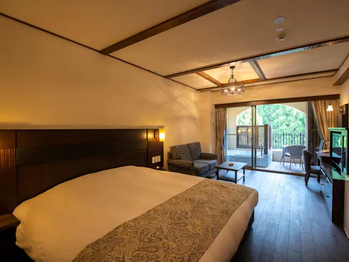 フォレスタ側/露天風呂付き/キングベッド1