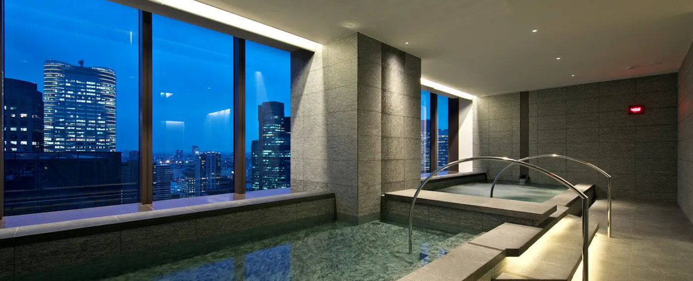 The Okura Tokyo:夜の温浴設備