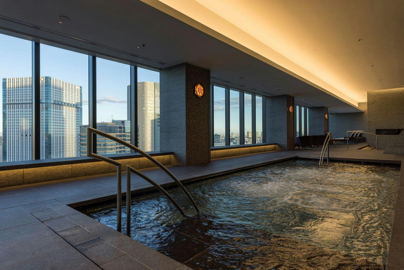 The Okura Tokyo：眺望のある温浴設備
