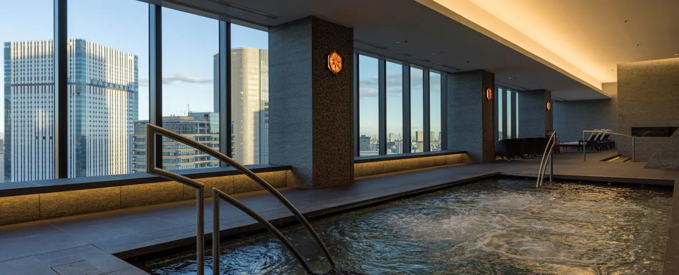 The Okura Tokyo:眺望のある温浴設備