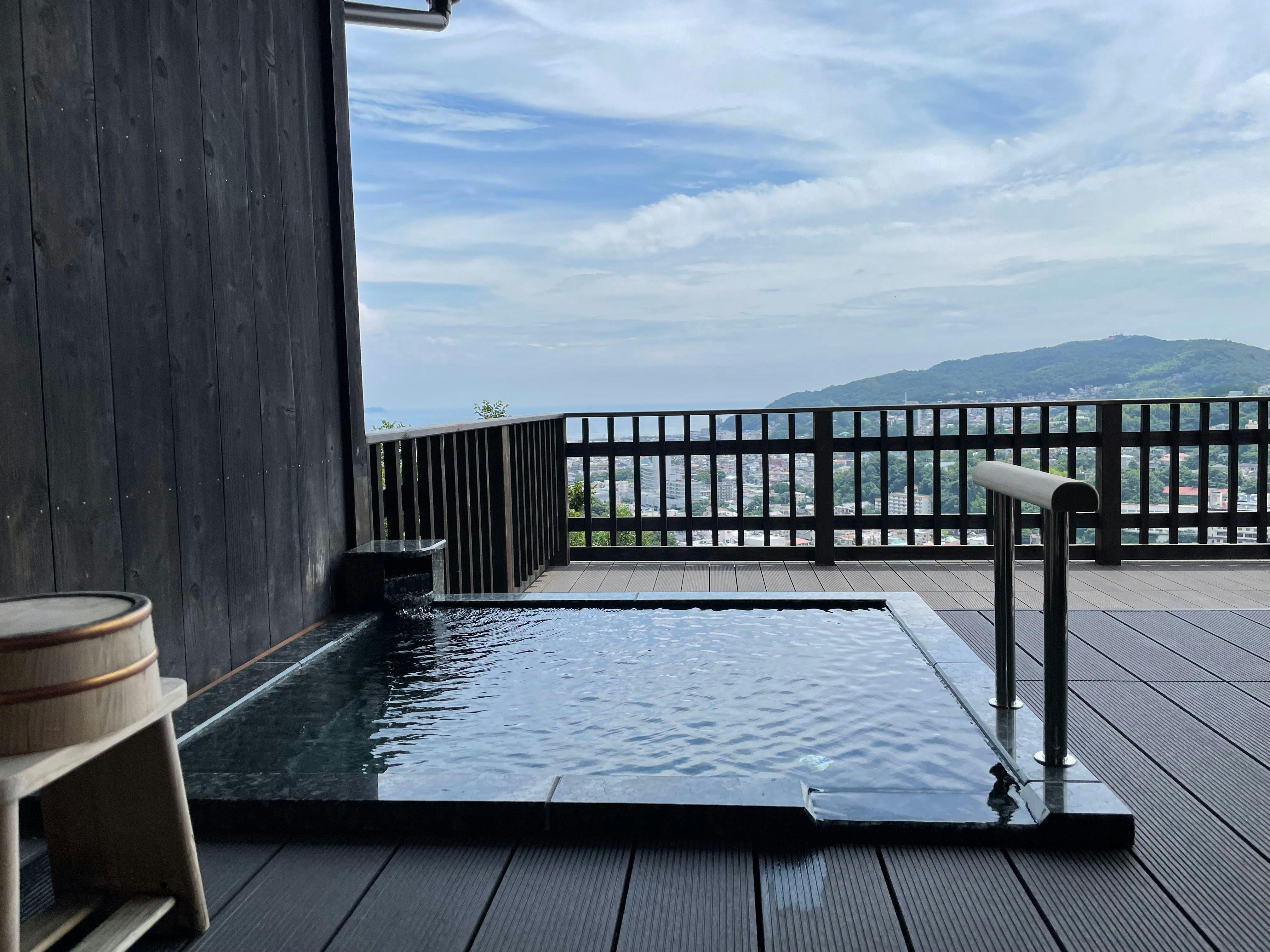 露天風呂の画像