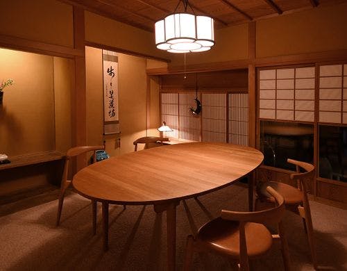 露天付特別室　【蓬莱の間】の寝室