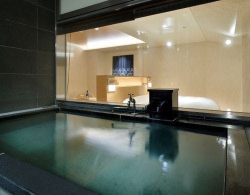 【特別室椿】露天風呂付の和洋室