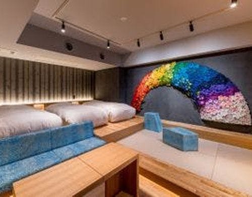 【虹】アート：咲く虹