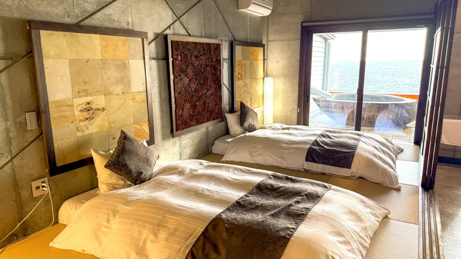 Ocean View and Guinness Certified Inn: All Rooms with Private Open-Air Bath - XYZ Speciale