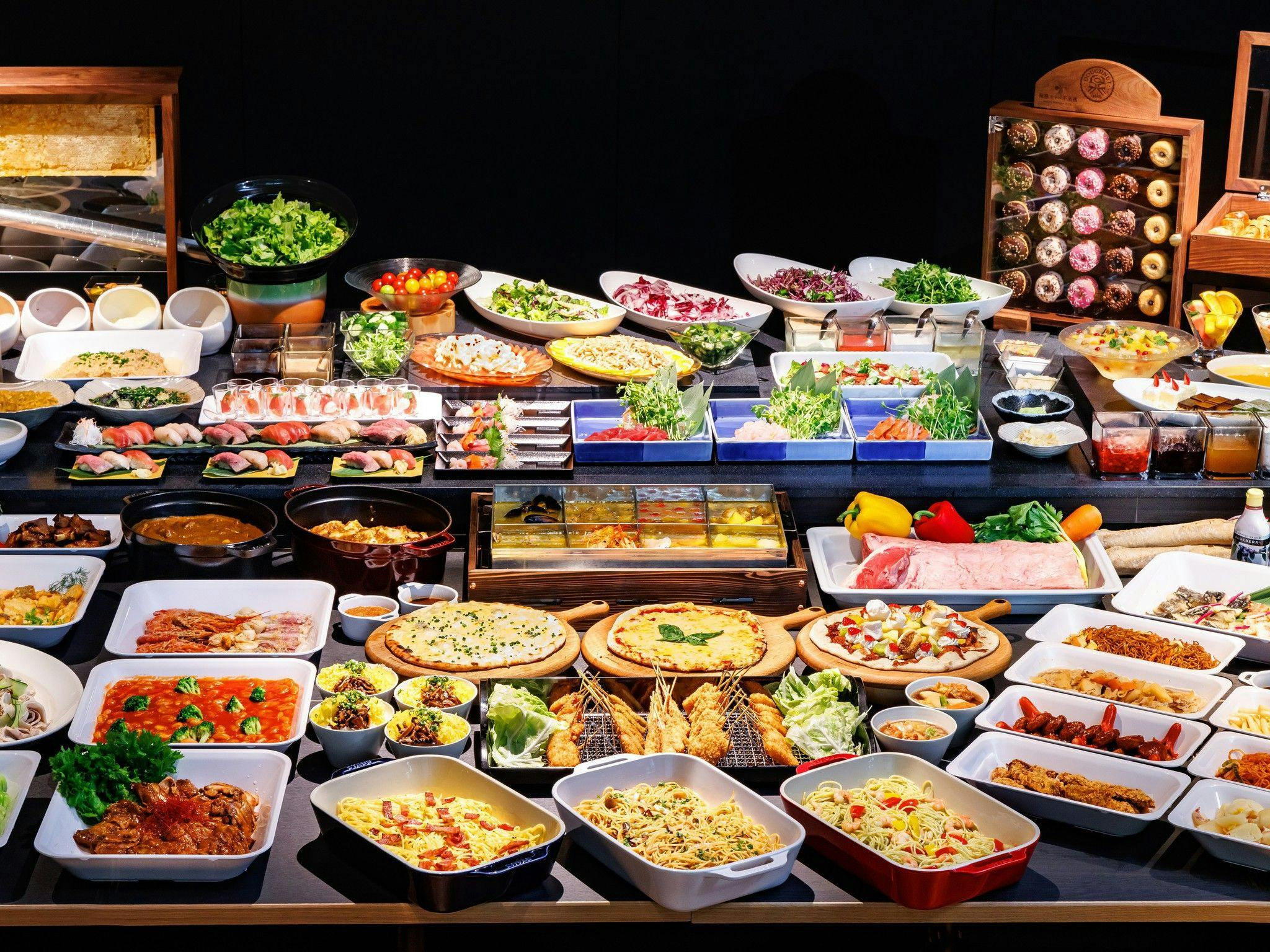 朝食ビュッフェ