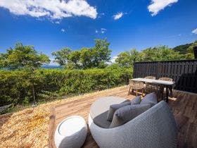 【近畿・関西／滋賀県彦根・長浜の貸し別荘・コテージ・ログハウス】蒼の湖邸 ビワフロント彦根