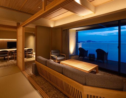 温泉露天風呂付和洋室C（一例）