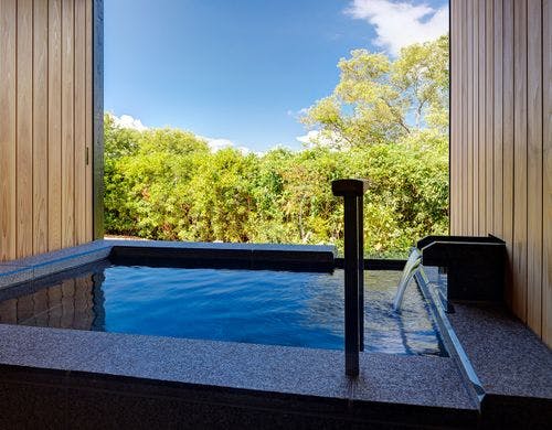 温泉露天風呂付ヴィラA（一例）