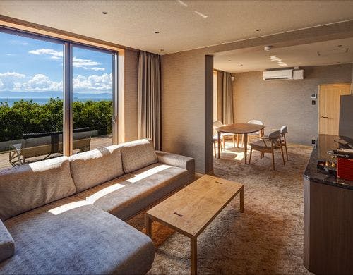 温泉露天風呂付ヴィラC（一例）