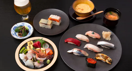 「酢重の鮨」ディナーコースプラン(夕食付き)