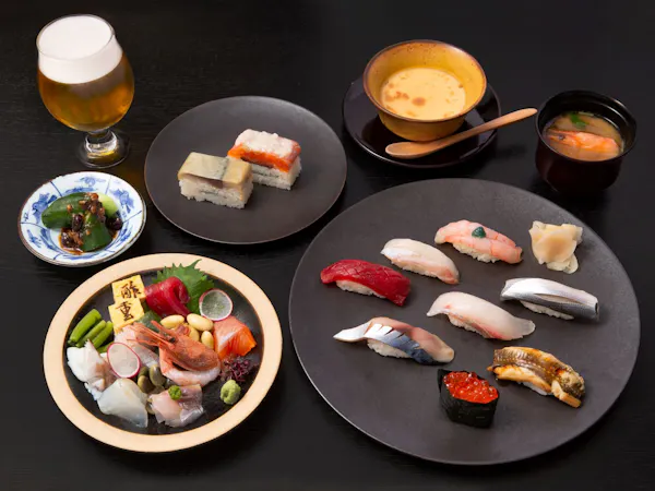 「酢重の鮨」ディナーコースプラン(夕食付き)