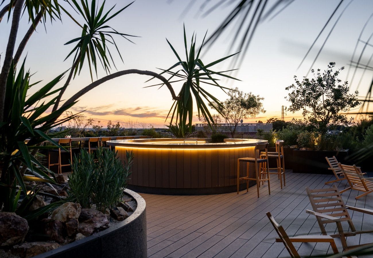 Rooftop bar