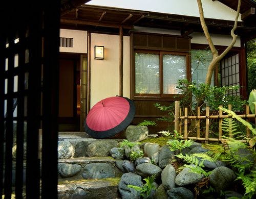 露天風呂付き和洋室【浮舟】ベッドルーム