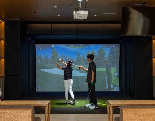 シミュレーションゴルフ　沖縄ホテル初導入