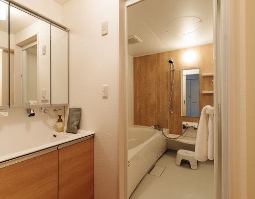 【スーペリアダブル】洗面所・バスルーム