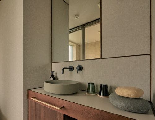 オリエンタルな空気が漂うインテリア