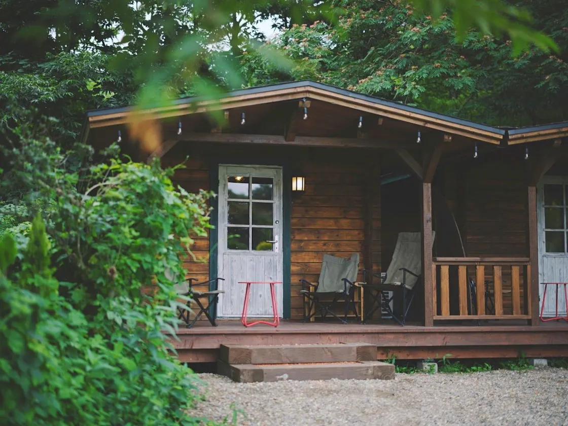 *ログキャビン外観