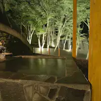 静山の湯 大浴場内風呂 露天風呂