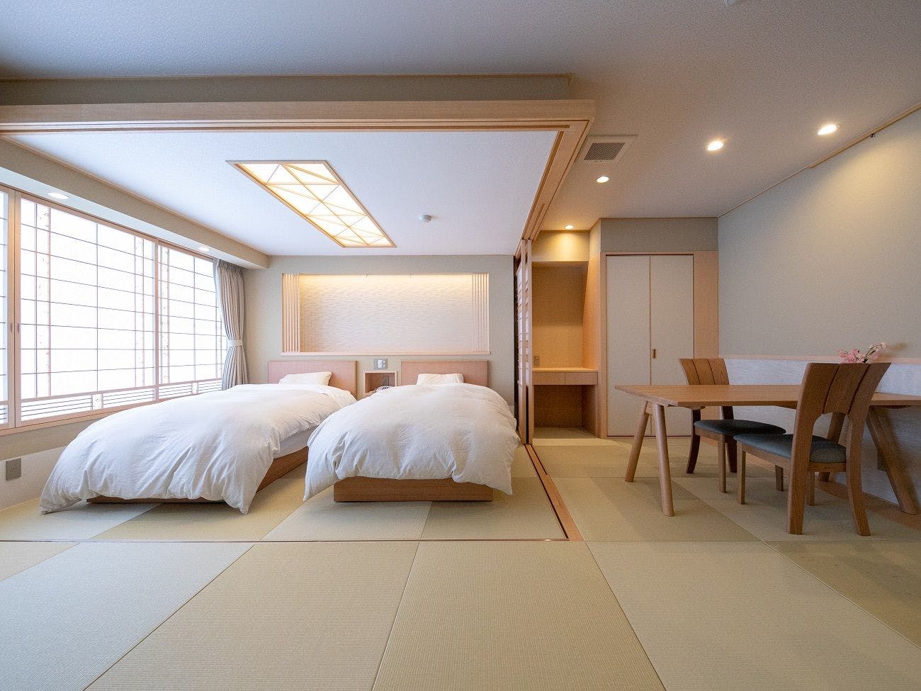 和モダンツインベッド