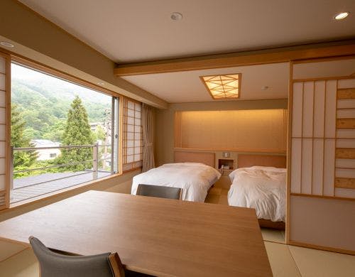 和モダンツインベッド