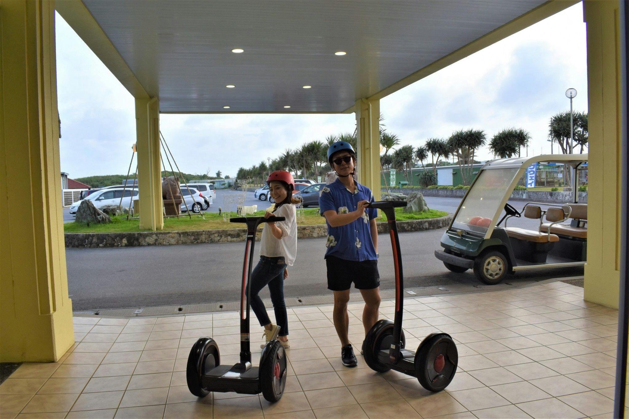 最新のセグウェイで敷地内を周遊♪