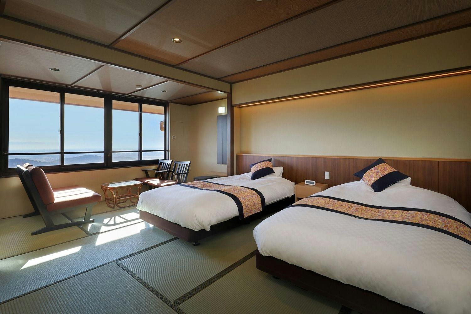 【501 Amber】Kamar Gaya Jepang dan Barat dengan Pemandian Kayu Hinoki Berpemandangan