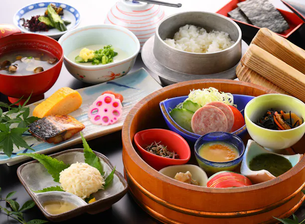 自慢の朝食です