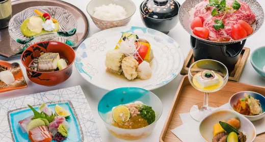 <早割60>今なら2,750円お得!山陰の旬食材を使用!季節の創作会席プラン